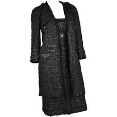 chanel 2007a lesage black fantasy coat|Coat .